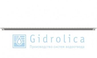 Арт.№ 503 Решетка Gidrolica Standart штамп. стальная нерж., DN100, A15