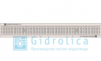 Арт.№ 508/1 Решетка Gidrolica Standart штамп. стальная оцинк., DN100, A15