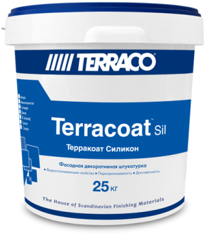 TERRACOAT XL SIL Декоративное покрытие на силиконовой основе со бороздчатой текстурой типа «короед»
